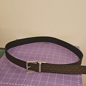 Michael Korrs monogram belt NWOT reversible
